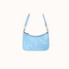 In trend tas met slangenprint + sjaalscrunchie twv € 6,50 cadeau blauw