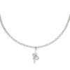 10y55Z ketting hanger slang zilver