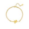 10y68Goud armband met slang