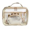 Make-up tas setje in 3 maten en 3 kleuren - goud - Afbeelding 8