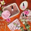 Make-up tas setje in 3 maten en 3 kleuren - goud - Afbeelding 6