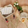 Make-up tas setje in 3 maten en 3 kleuren - goud