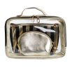 Make-up tas setje in 3 maten en 3 kleuren - goud - Afbeelding 7