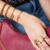 Ring met slang verstelbaar kleur goud - Afbeelding 6