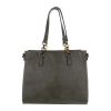 Shopper hand- en schoudertas in 4 kleuren - coffee - Afbeelding 8