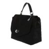 Suède schoudertas - shopper -laptoptas - in 3 kleuren - black - Afbeelding 4