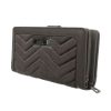 Stijlvolle luxe Jet set portemonnee in 4 kleuren - coffee - Afbeelding 4