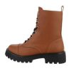 Stoere boots met veter-ritssluiting dikke profielzool - zwart - Afbeelding 7