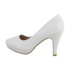 Plateau pump met zool en hippe hak, 2 kleuren - zwart - Afbeelding 8