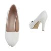 Plateau pump met zool en hippe hak, 2 kleuren - zwart - Afbeelding 7