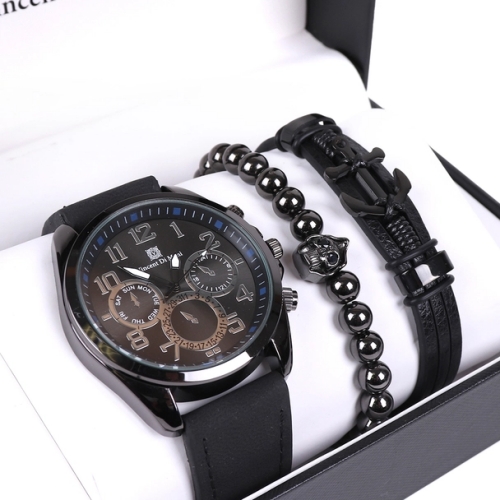 3 delige horloge en armbanden set in luxe doos