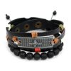 Herenarmband set van 2 in luxe geschenkdoos - adelaar - Afbeelding 2
