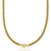 70bk120 chunky ketting goud