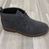 Heren halfhoge enkel boots in suède look -grijs - Afbeelding 4