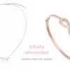 set armband en ketting infinity