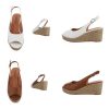 2309 camel love-to-shop plateau sandaal sleehak