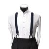 brede bretels donkerblauw marine