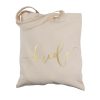 Draagtas tote-bag BRIDE en Bridetribe voor de bruid en haar vriendinnen - Afbeelding 4