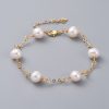 Golden star - armband met 6 parels - Afbeelding 2